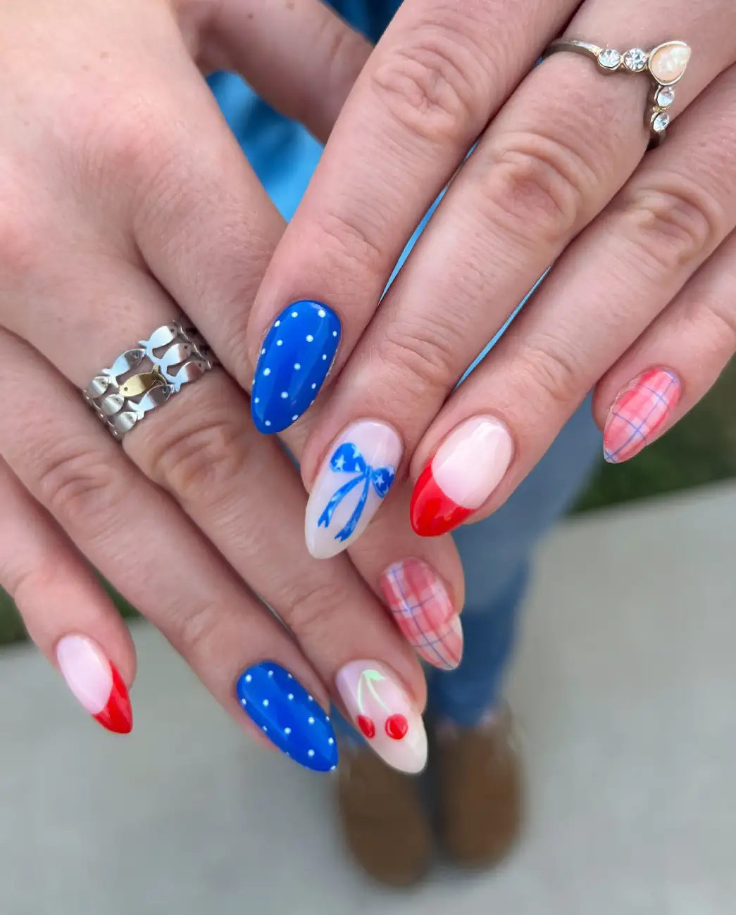 Sweet Cherry Picnic Nails View 1