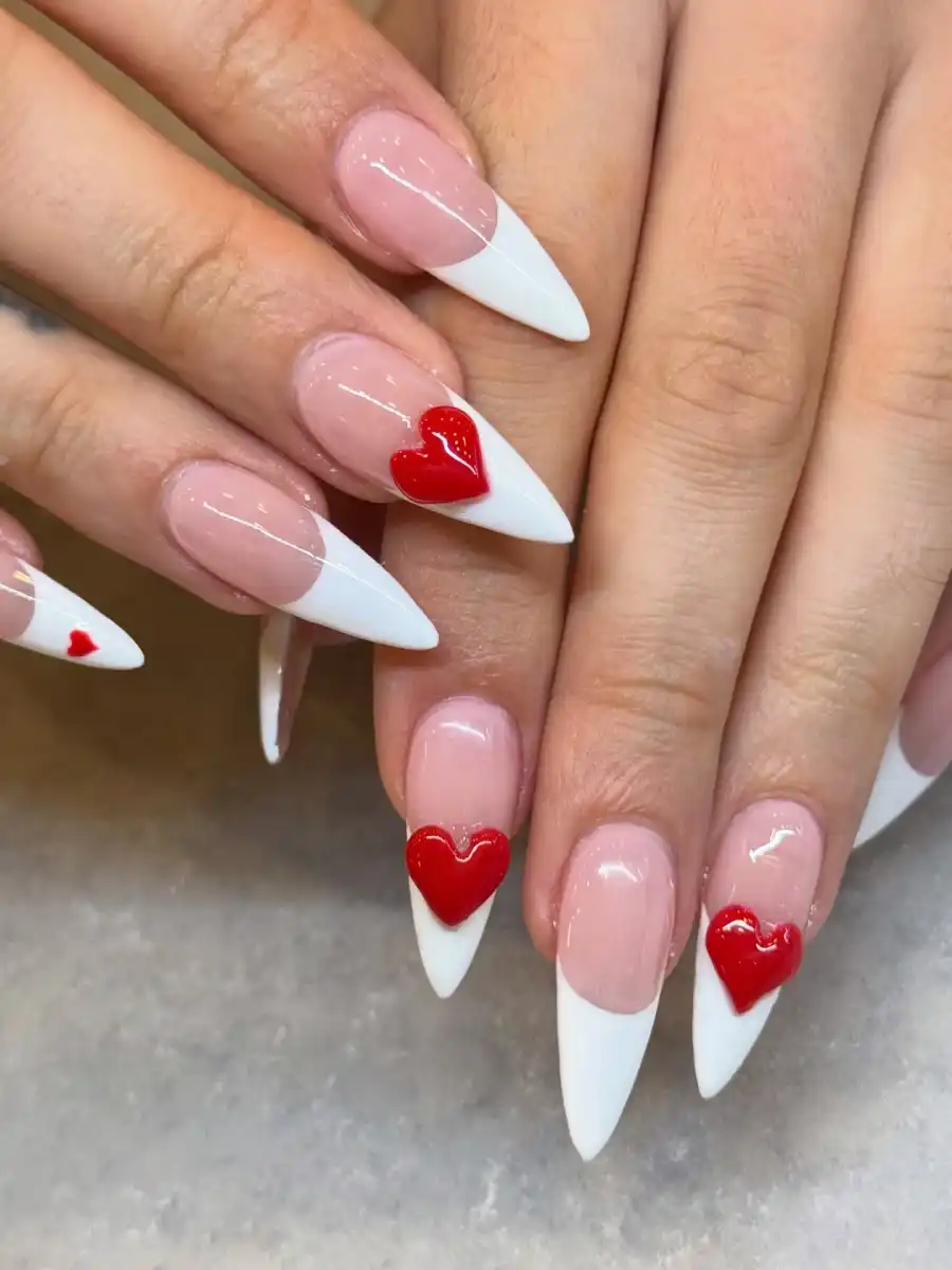 Sweetheart French Nails Style Thumbnail 3
