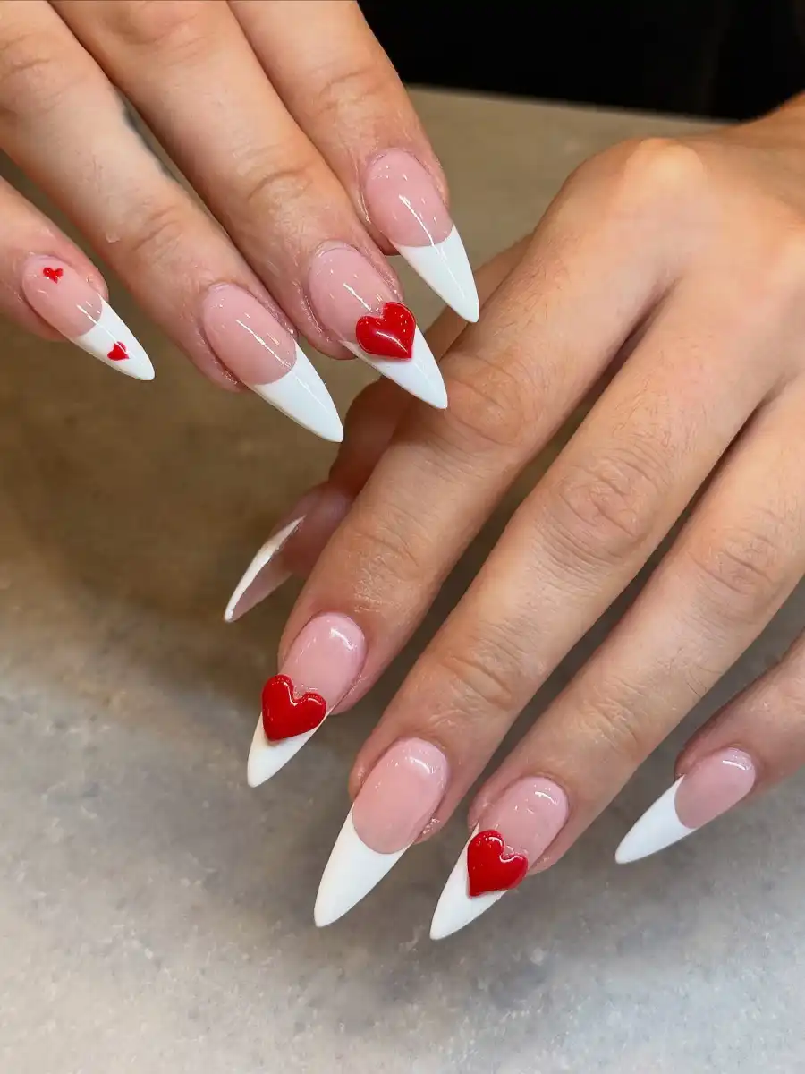 Sweetheart French Nails Style Thumbnail 2