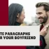 Paragraphs for Your Boyfriend to Make Him Feel Special