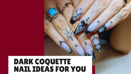 30 Dark Coquette Nails That Are Sweet, Moody and So Pretty