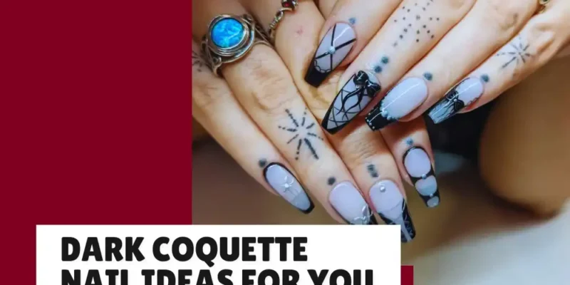 30 Dark Coquette Nails That Are Sweet, Moody and So Pretty