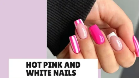 24 Hot Pink and White Nails That Might Be Your Next Set